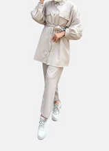 Load image into Gallery viewer, Beige striped set