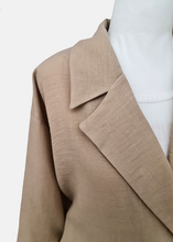 Load image into Gallery viewer, Beige blazer & pants set