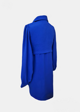 Load image into Gallery viewer, Electric blue shirt tunic