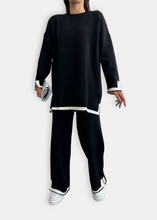 Load image into Gallery viewer, Knitted set Black