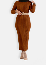 Load image into Gallery viewer, Tabac long cardigan & dress set