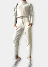 Load image into Gallery viewer, IYA Knitted set Cream white