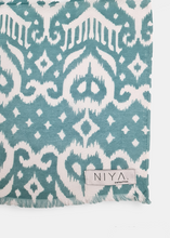 Load image into Gallery viewer, ZAIMA Linen scarf with ethnic patterns