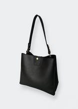 Load image into Gallery viewer, OVATA Large Bucket Bag Black
