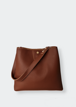 Load image into Gallery viewer, OVATA Large Bucket Bag Brown