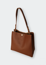 Load image into Gallery viewer, OVATA Large Bucket Bag Brown