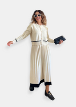 Load image into Gallery viewer, MIRA White & Black Mesh Skirt Set