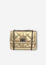 Load image into Gallery viewer, Golden quilted bag