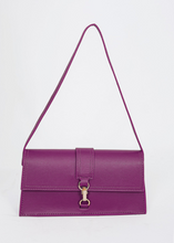 Load image into Gallery viewer, Plum baguette bag