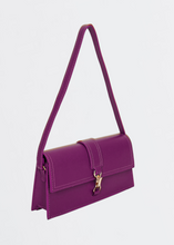Load image into Gallery viewer, Plum baguette bag