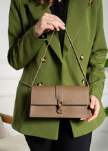 Load image into Gallery viewer, Taupe baguette bag