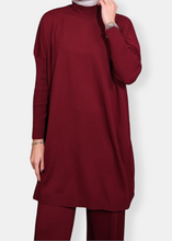 Load image into Gallery viewer, SARIN Bordeaux lightweight knit set