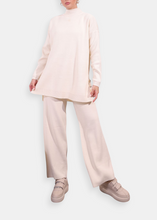 Load image into Gallery viewer, VEGA Cream White Button Knit Set