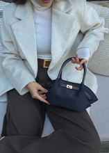 Load image into Gallery viewer, NUNKI Dark Blue Bucket Bag