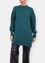 Load image into Gallery viewer, MIRAM Aventurine Green Mesh Tunic