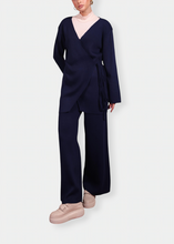 Load image into Gallery viewer, NAOS Blue Knit Kimono Set