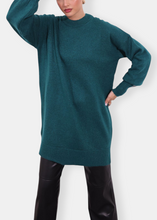 Load image into Gallery viewer, MIRAM Aventurine Green Mesh Tunic