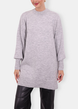 Load image into Gallery viewer, MIRAM Grey Mesh Tunic