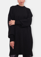 Load image into Gallery viewer, MIRAM Black Mesh Tunic