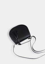 Load image into Gallery viewer, Black Half Moon Shoulder Bag