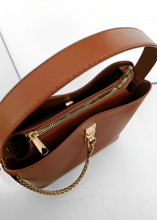 Load image into Gallery viewer, Sac seau à anse Tabac