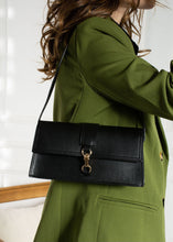 Load image into Gallery viewer, Black baguette bag