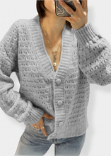 Load image into Gallery viewer, SYRMA Cardigan Grey