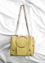 Load image into Gallery viewer, Sac seau à bandoulière Jaune