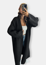 Load image into Gallery viewer, MIZAR Long cardigan Black