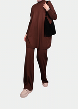 Load image into Gallery viewer, SARIN Light Knit Set Brown