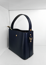 Load image into Gallery viewer, Sac seau à anse Bleu marin