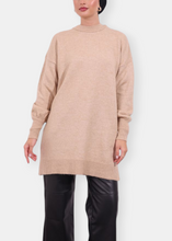 Load image into Gallery viewer, MIRAM Beige Mesh Tunic