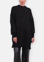 Load image into Gallery viewer, MIRAM Black Mesh Tunic