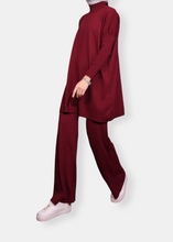 Load image into Gallery viewer, SARIN Bordeaux lightweight knit set