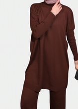 Load image into Gallery viewer, SARIN Light Knit Set Brown