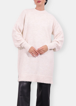 Load image into Gallery viewer, MIRAM Cream White Mesh Tunic