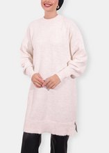 Load image into Gallery viewer, MIRAM Cream White Mesh Tunic