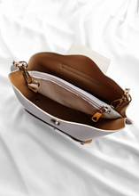 Load image into Gallery viewer, Sac seau à bandoulière Beige