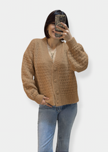 Load image into Gallery viewer, SYRMA Cardigan Camel
