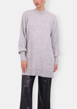 Load image into Gallery viewer, MIRAM Grey Mesh Tunic