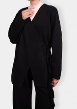 Load image into Gallery viewer, NAOS Black Mesh Kimono Set