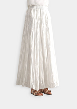 Charger l'image dans la galerie, Jupe froissé Blanc