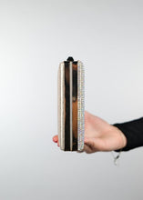 Load image into Gallery viewer, Sac de soirée avec strass Cuivré gold