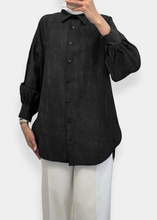 Load image into Gallery viewer, Chemise Noir fumé