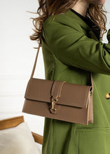 Load image into Gallery viewer, Taupe baguette bag