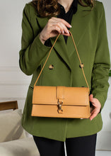 Load image into Gallery viewer, Mustard yellow baguette bag