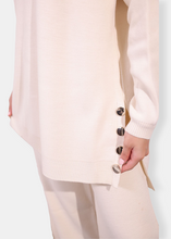 Load image into Gallery viewer, VEGA Cream White Button Knit Set