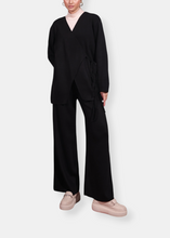 Load image into Gallery viewer, NAOS Black Mesh Kimono Set