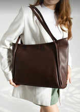 Load image into Gallery viewer, Sac Cabas Brun café