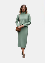 Load image into Gallery viewer, ALYA Ensemble jupe en maille Vert menthe